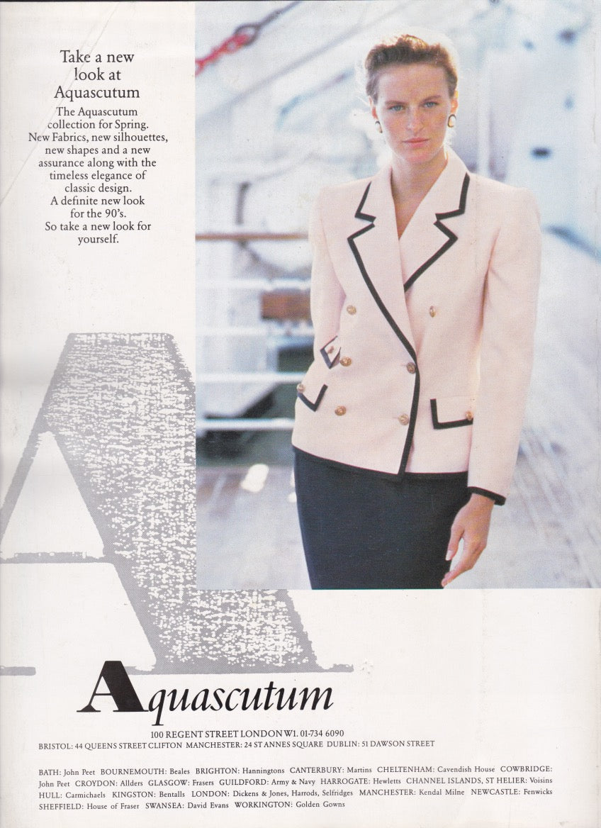 Vogue Magazine March 1990 - Helena Christensen