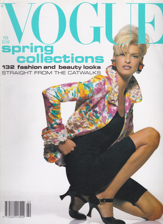 Vogue Magazine February 1991 - Linda Evangelista