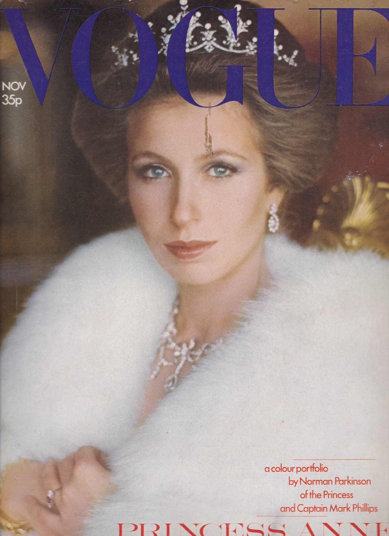Vogue Magazine November 1973 - Princess Anne
