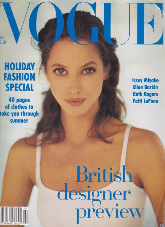 Vogue Magazine July 1993 - Christy Turlington