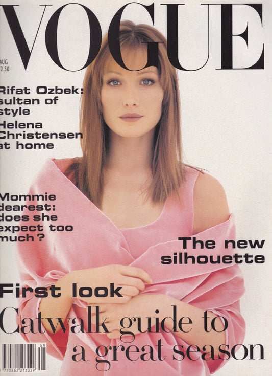 Vogue Magazine August 1993 - Carla Bruni