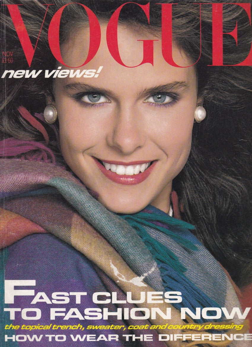 Vogue Magazine November 1983 - Kirsten Allen