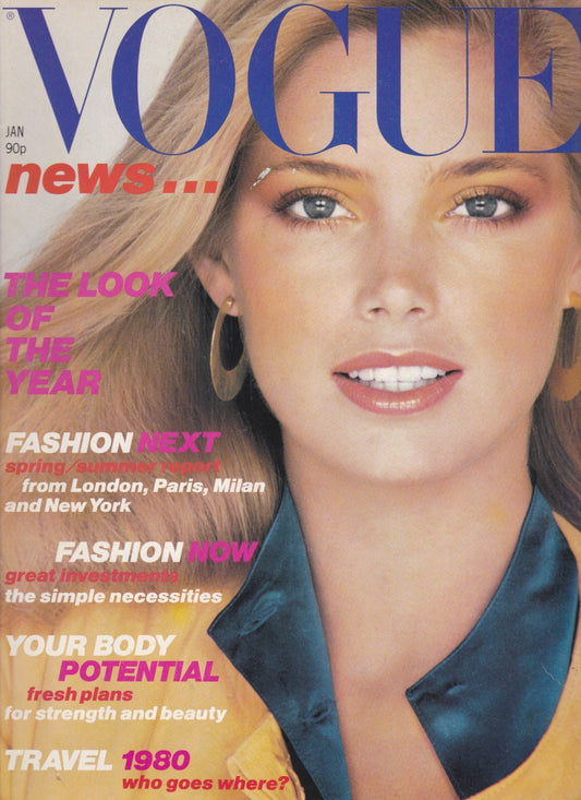 Vogue Magazine January 1980 - Kelly Emberg
