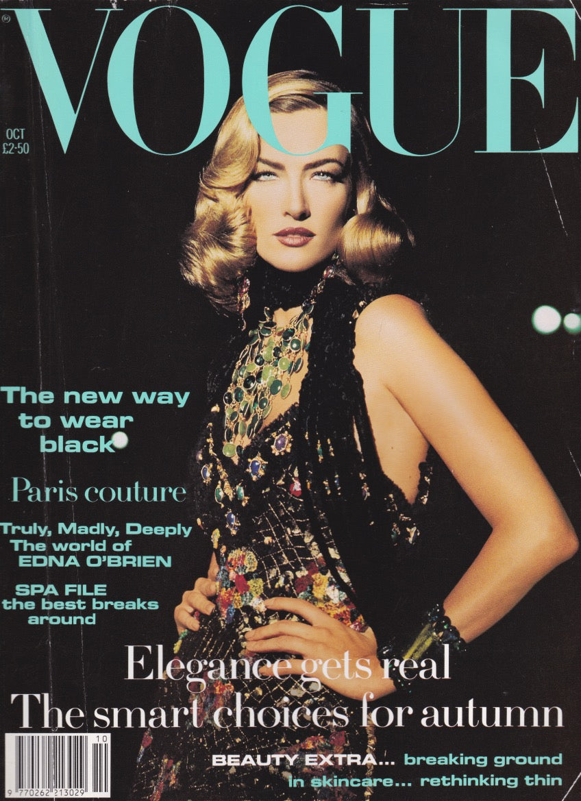 Vogue Magazine October 1992 - Tatjana Patitz