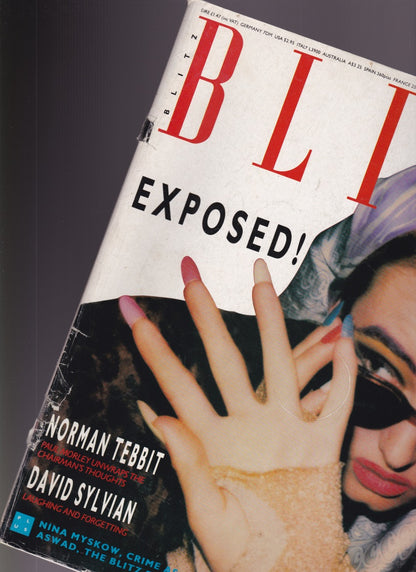 Blitz Magazine 1986 - David Sylvian